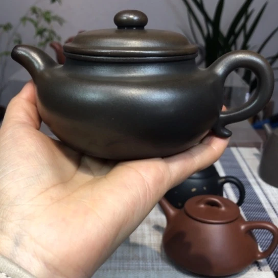 紫砂茶壶瑕疵柴烧