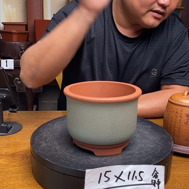 紫砂花盆货号一只K k 5
