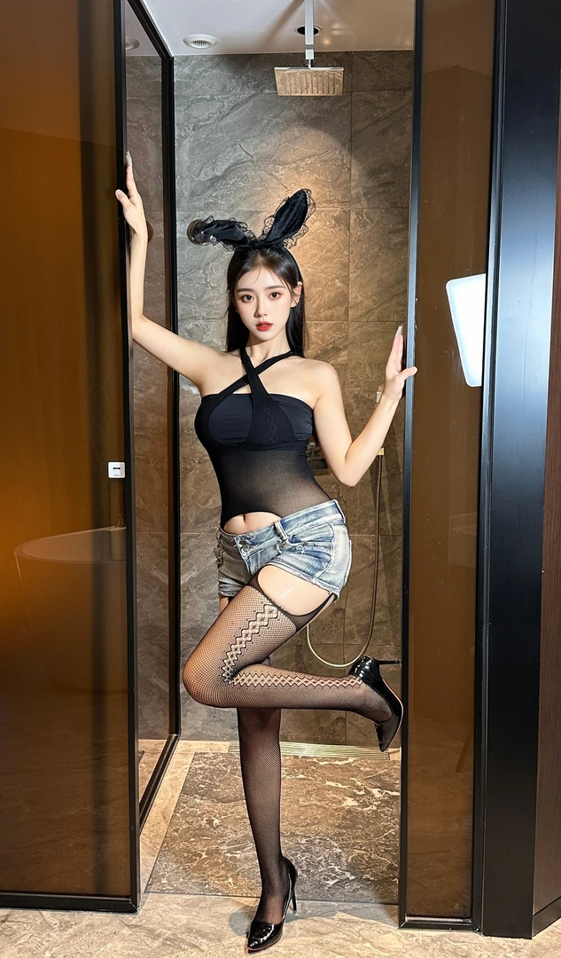 新款性感黑丝显瘦塑身连体衣紧身衣女蕾丝情侣睡衣网红薄款ins
