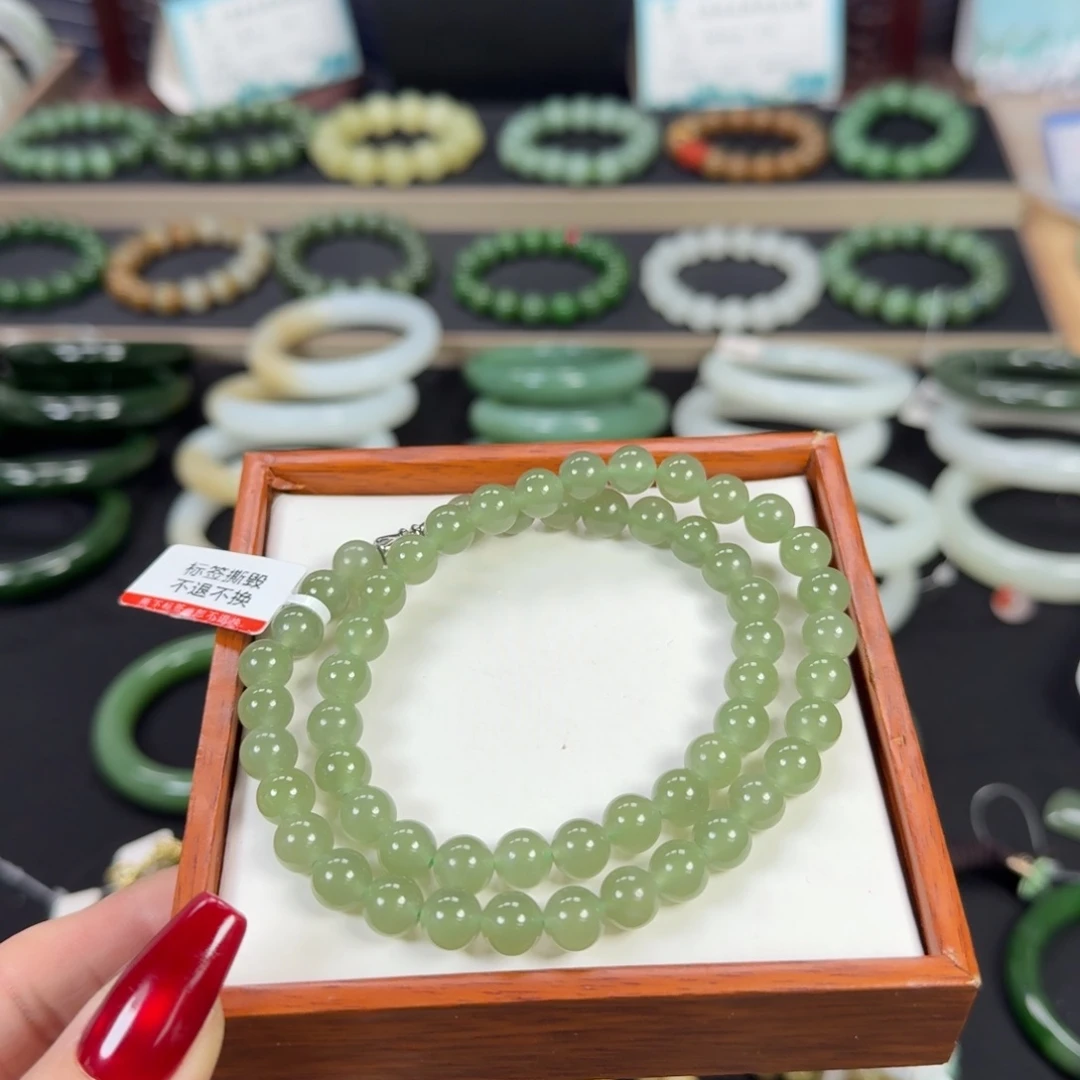 和田玉未镶嵌手链