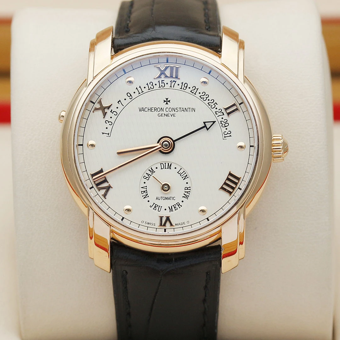 99新 Vacheron Constantin/江诗丹顿 马耳他47245/18k玫瑰金/38mm