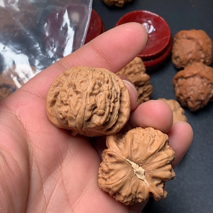 文玩核桃把件37白狮子968