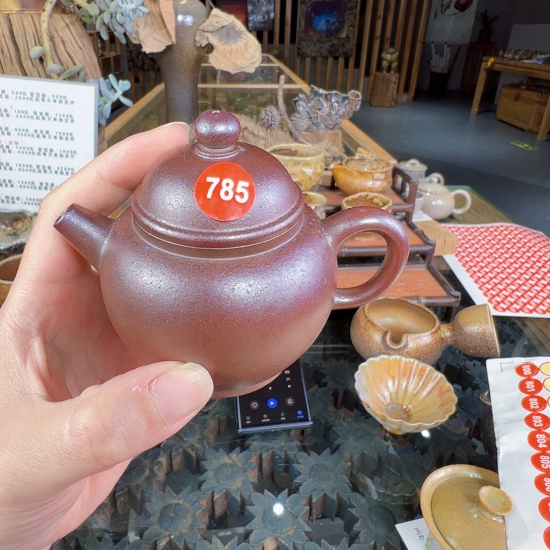 杯-**-785柴烧紫砂壶微瑕