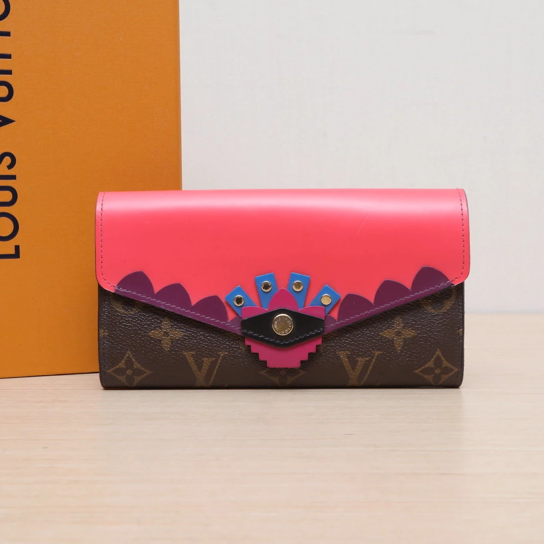 95新 LouisVuitton/路易威登 【娇活动皮革C2015小怪兽钱包 907063