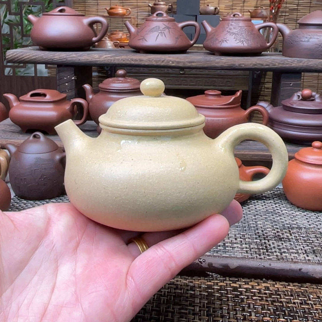 紫砂茶壶宜兴原矿紫砂手工制180