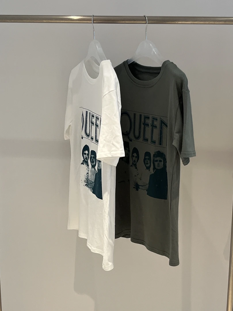 夏季美式复古人物T恤