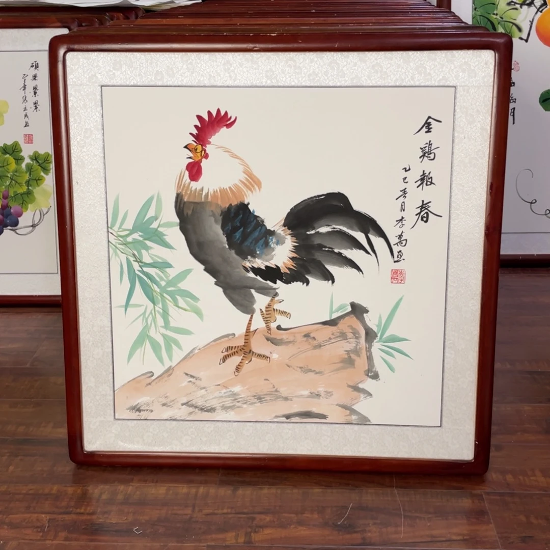 国画带框尺寸63*63厘米