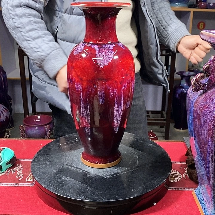 瓶中国神垕精品钧瓷