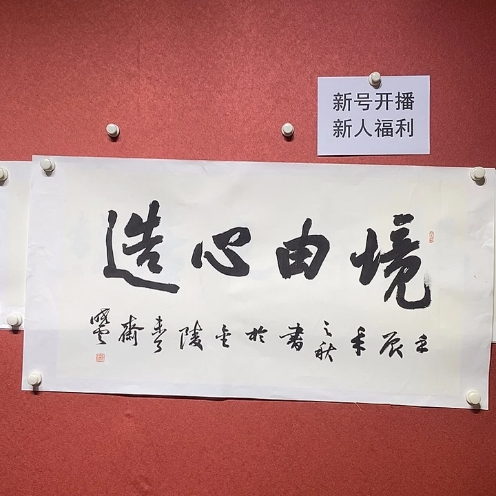 书法境由心造直播间大漏