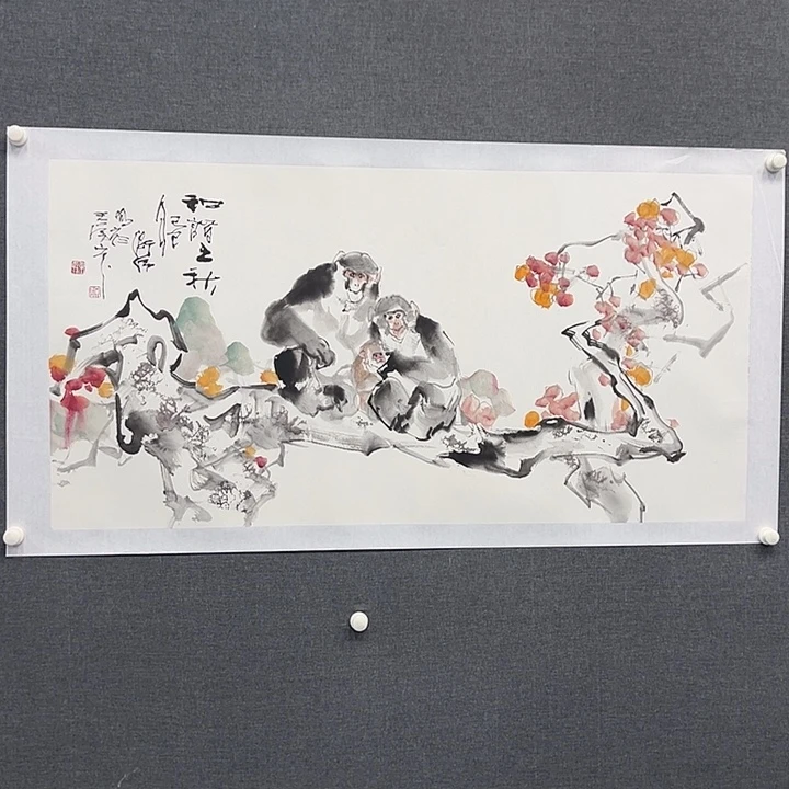 国画书画作品多次