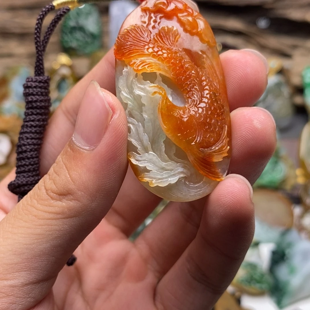 未镶嵌挂件翡翠一