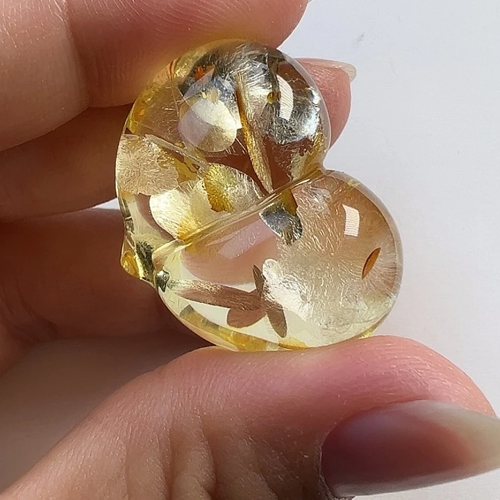 琥珀（花珀）未镶嵌颈饰