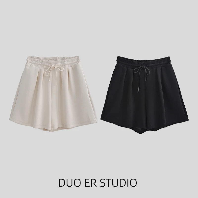 【朵儿studio】“遛弯裤”轻松一个夏季！高腰短裤 D156