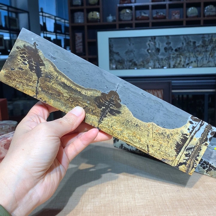 广西国画石摆件，观赏收藏