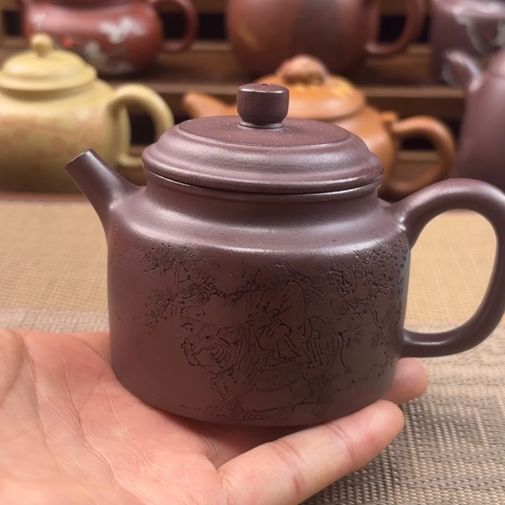 紫砂茶壶原矿天青原矿德钟