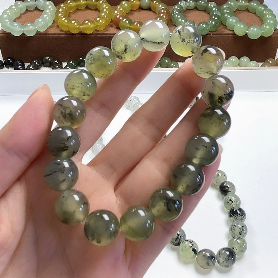 用***6未镶嵌蛇纹石玉手串
