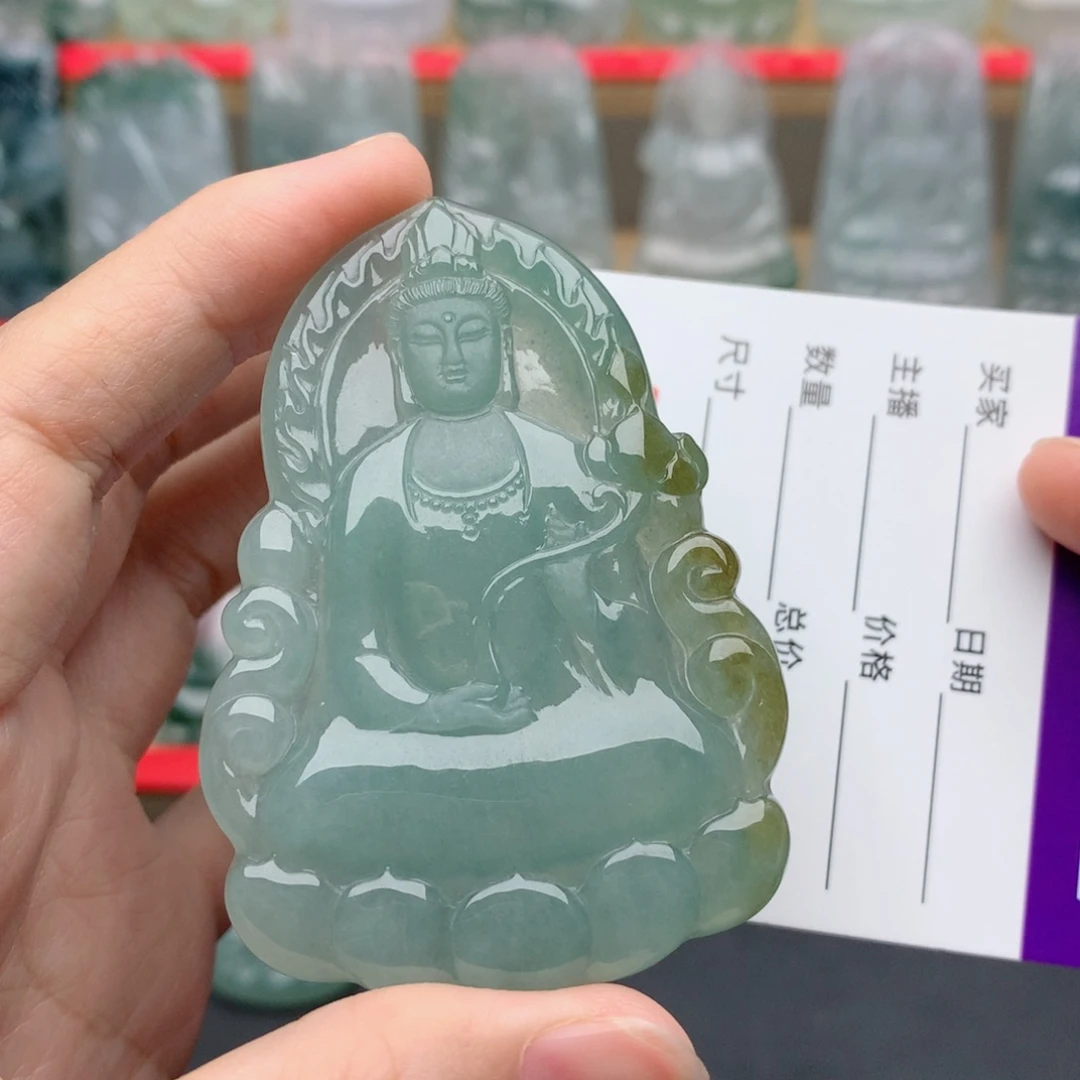 我***悲颈饰未镶嵌翡翠素衣