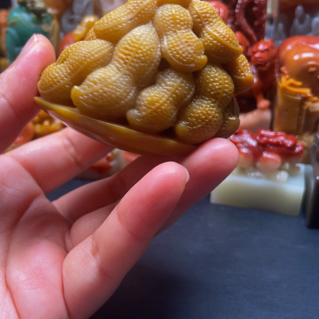 寿山石印石精美北部