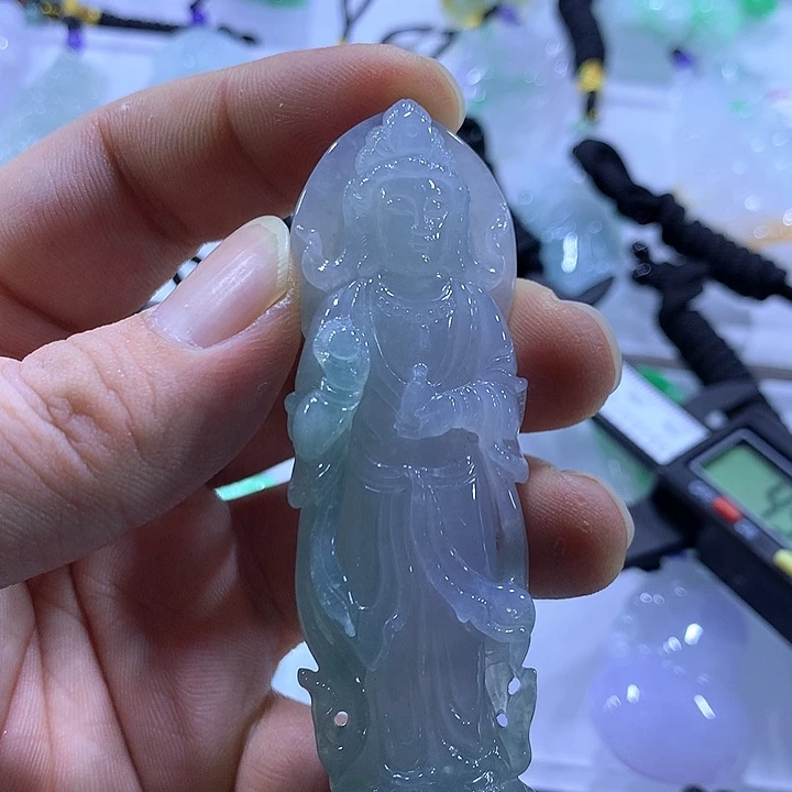 翡翠未镶嵌颈饰天然翡翠A货吊坠