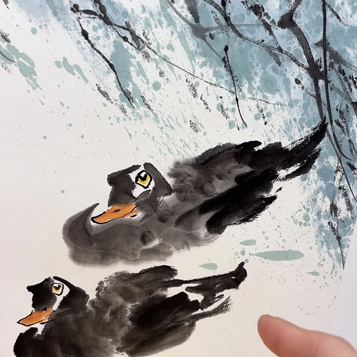 国画李庆宣老先生展览原作