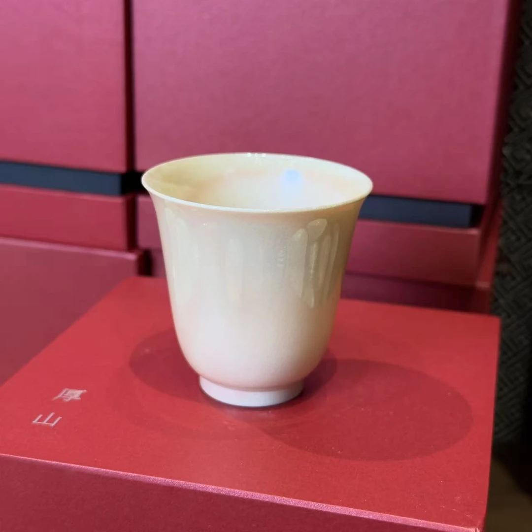 厚山窑【厚山柴窑】编号9 柴窑瓷器茶具品茗杯60ml