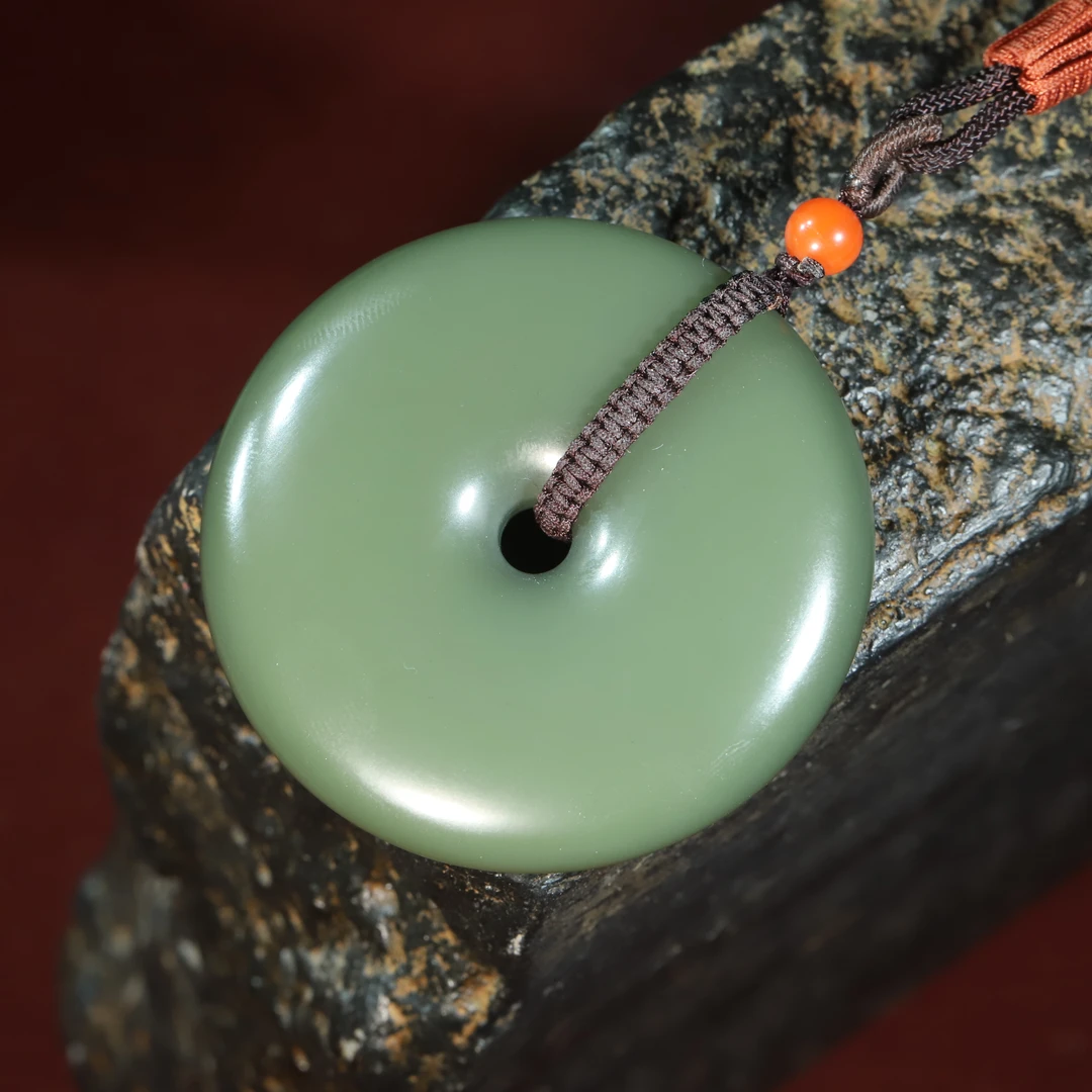 【小娟珠宝】f029沙枣青平安扣1312   视频