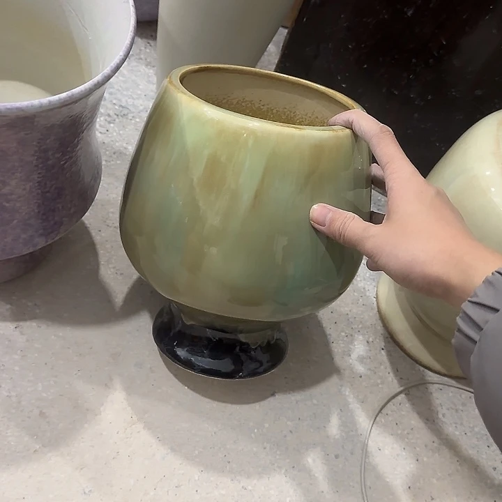 钧瓷手工艺品有孔孔