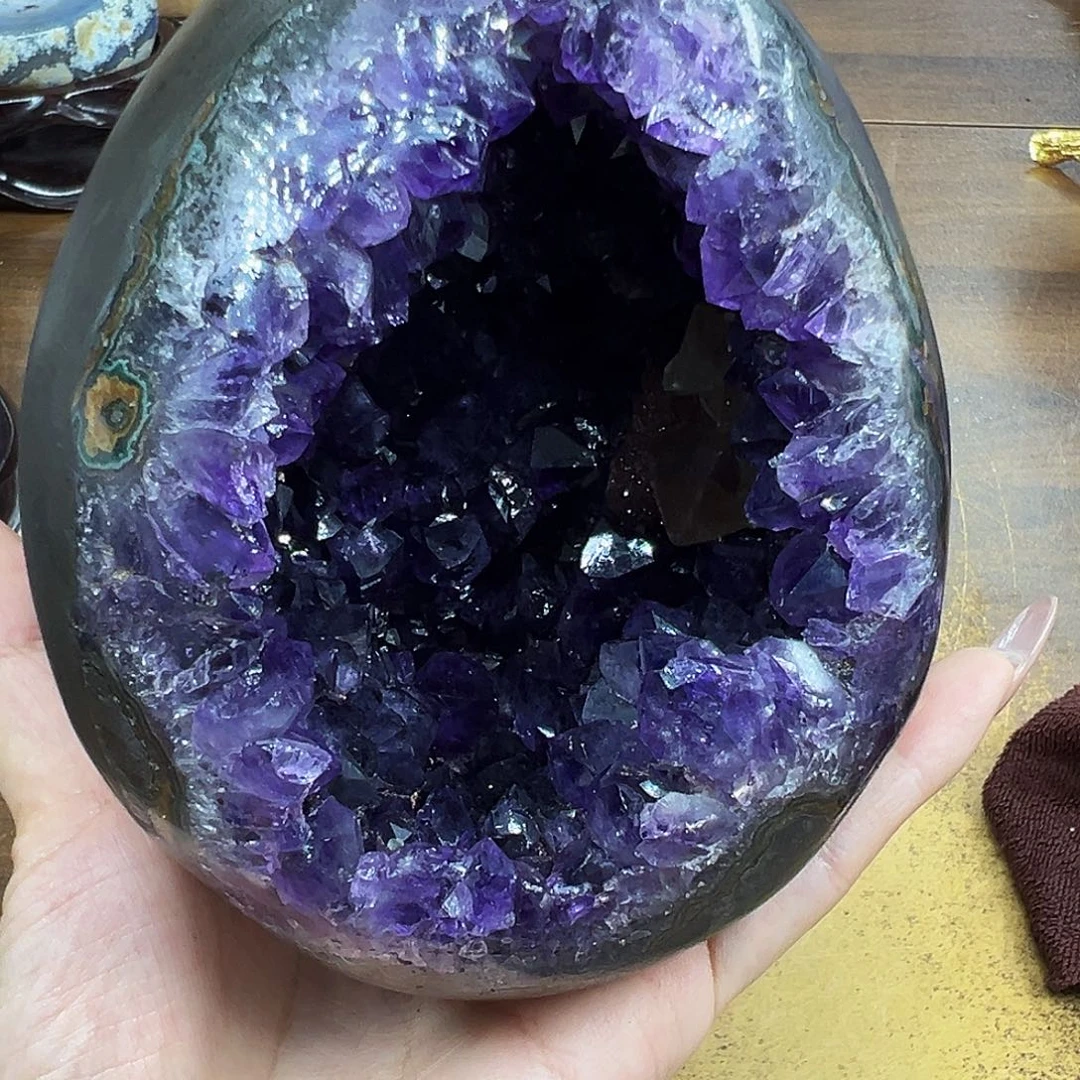 紫晶摆件未镶嵌晶体