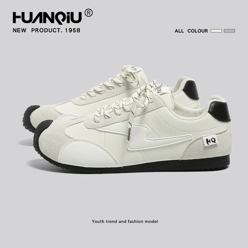 环球小众闪电德训鞋男2025年冬季新款鞋子男鞋休闲小白鞋运动板鞋