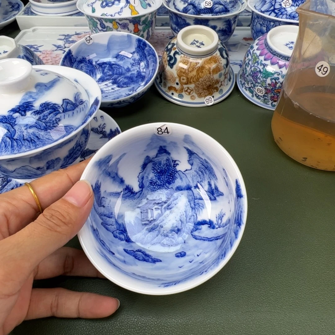 景德镇纯手工纯手绘茶具木木84