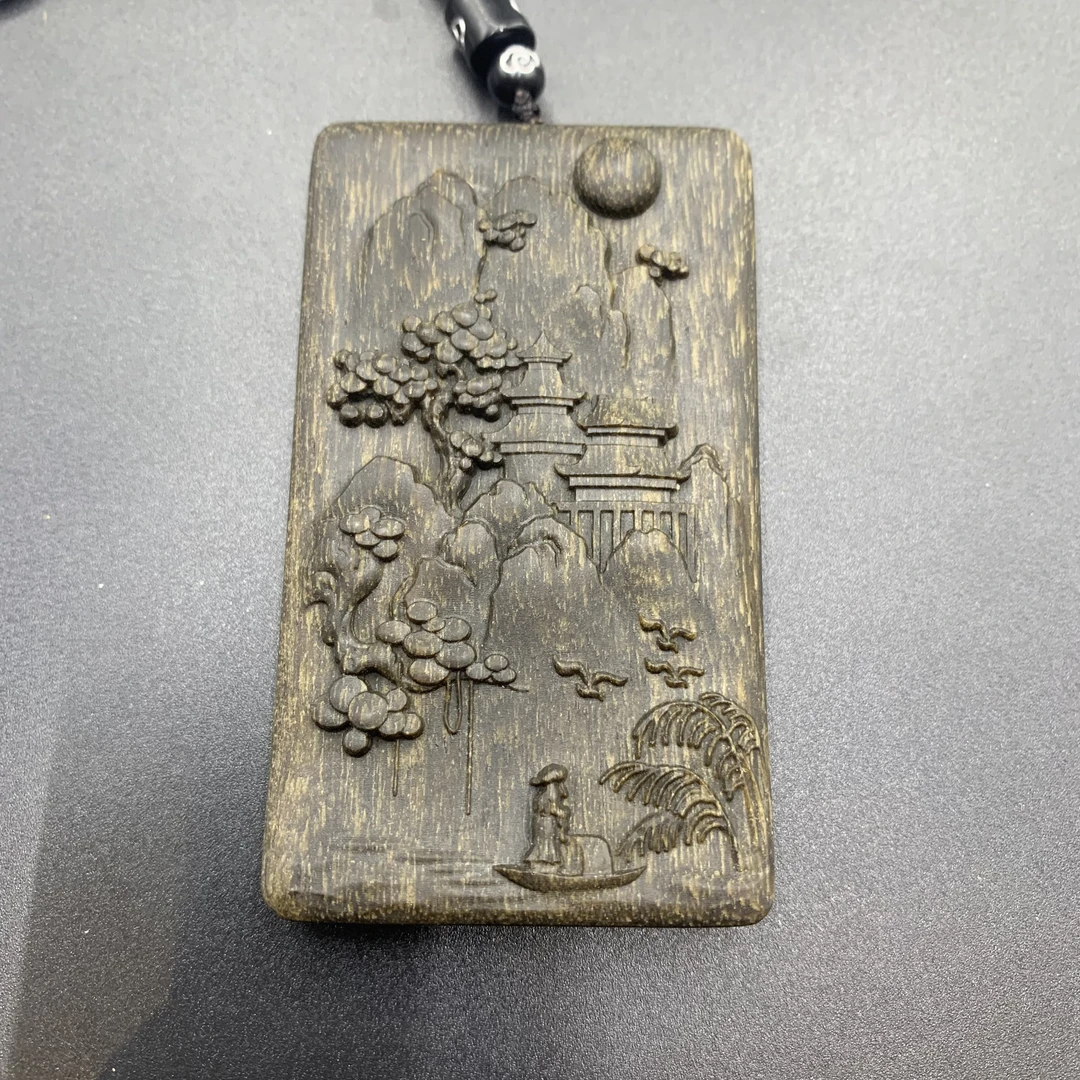 038沉香木雕牌【官方发货】