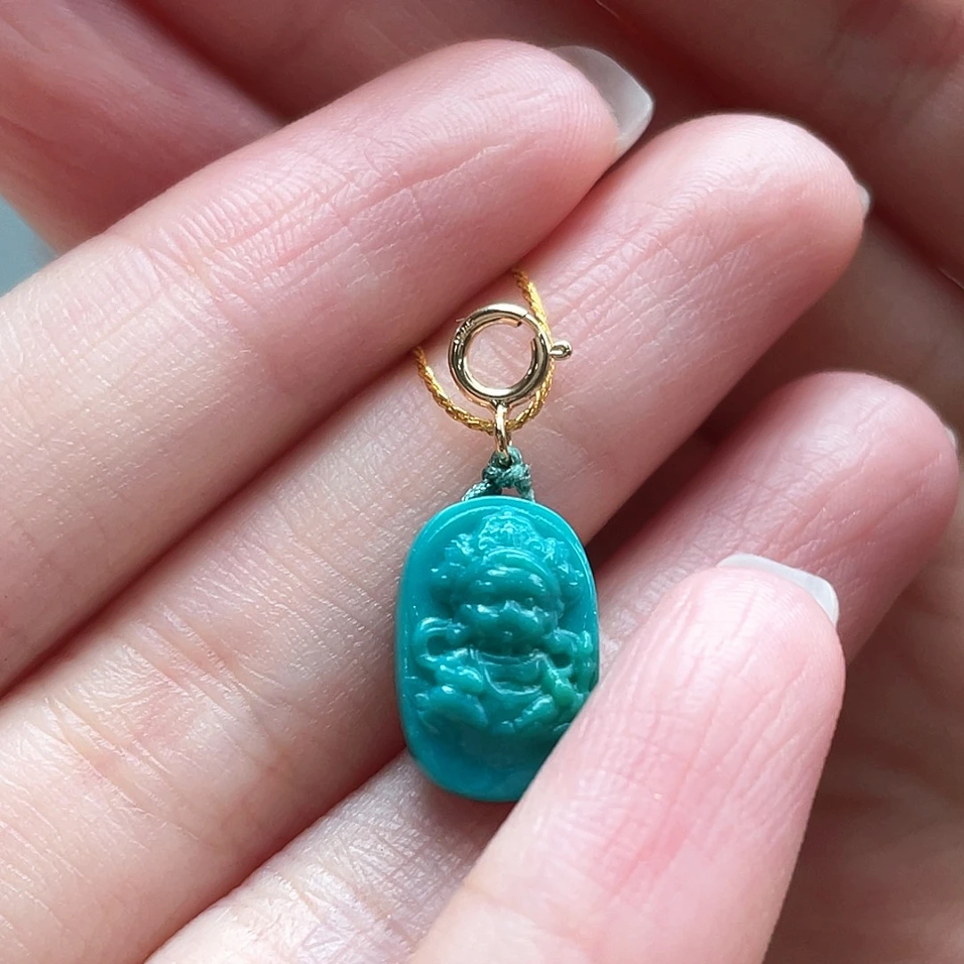 未镶嵌绿松石颈饰