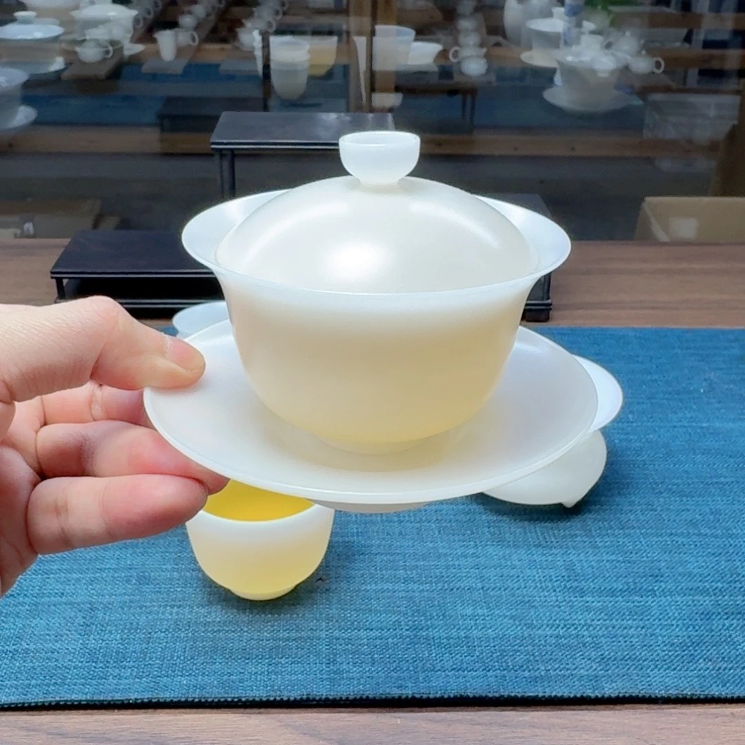 素烧薄胎璞玉冰种