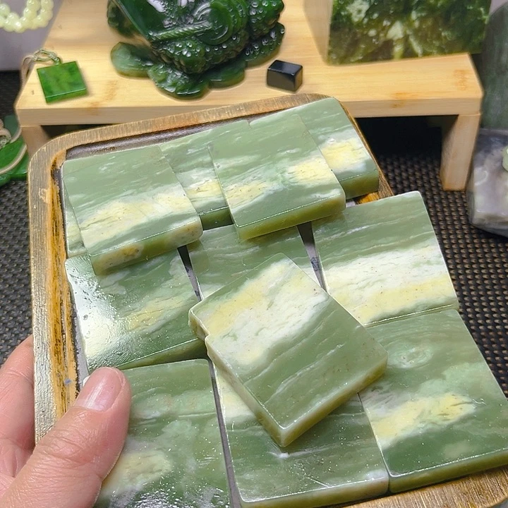 未镶嵌和田玉珠宝半成品真**恒