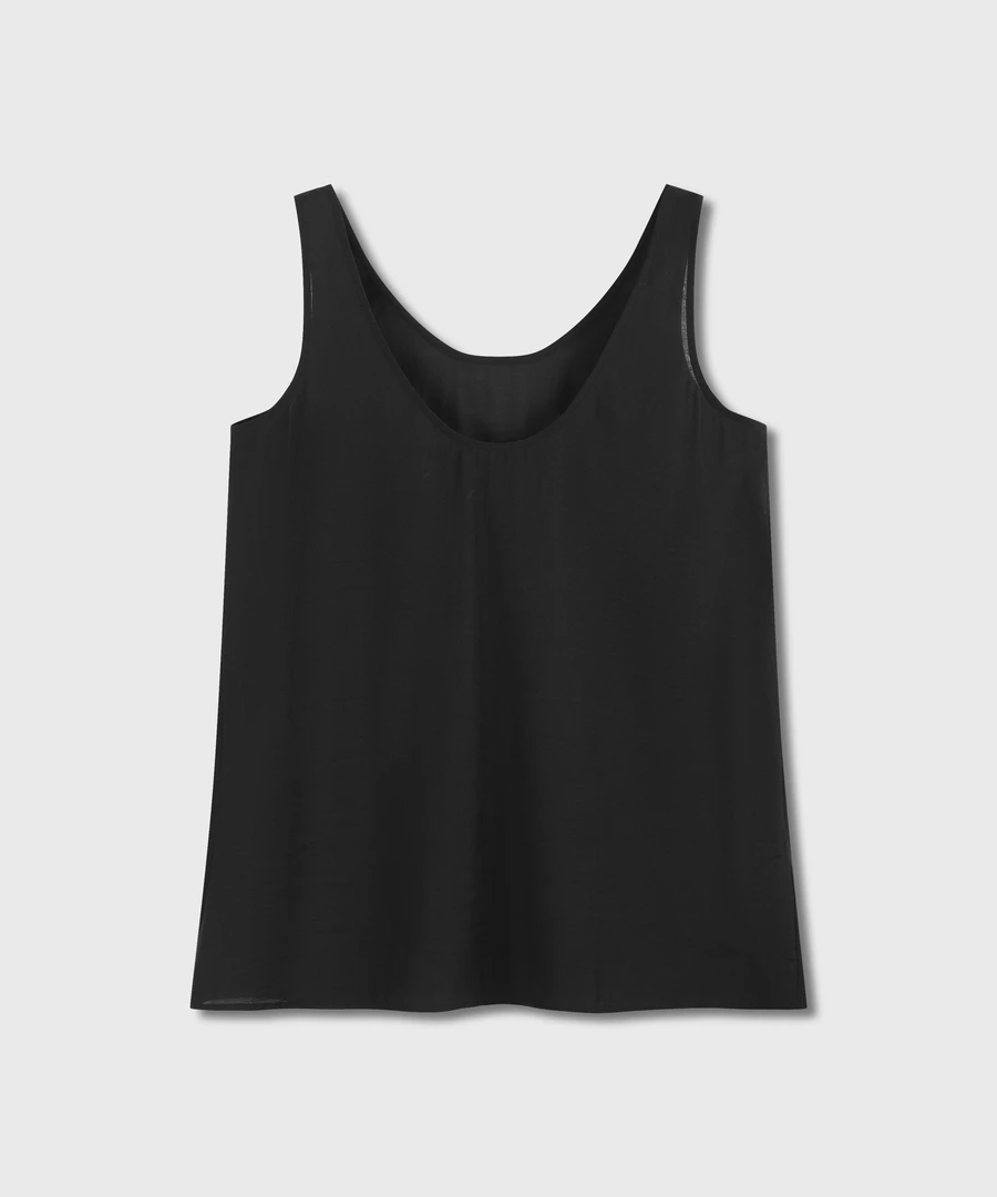 (DES PLIS)春季新款都市时尚休闲百搭圆领修身打底背心+休闲长裤