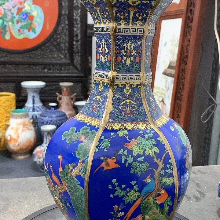 陶摆件青花陶瓷摆件