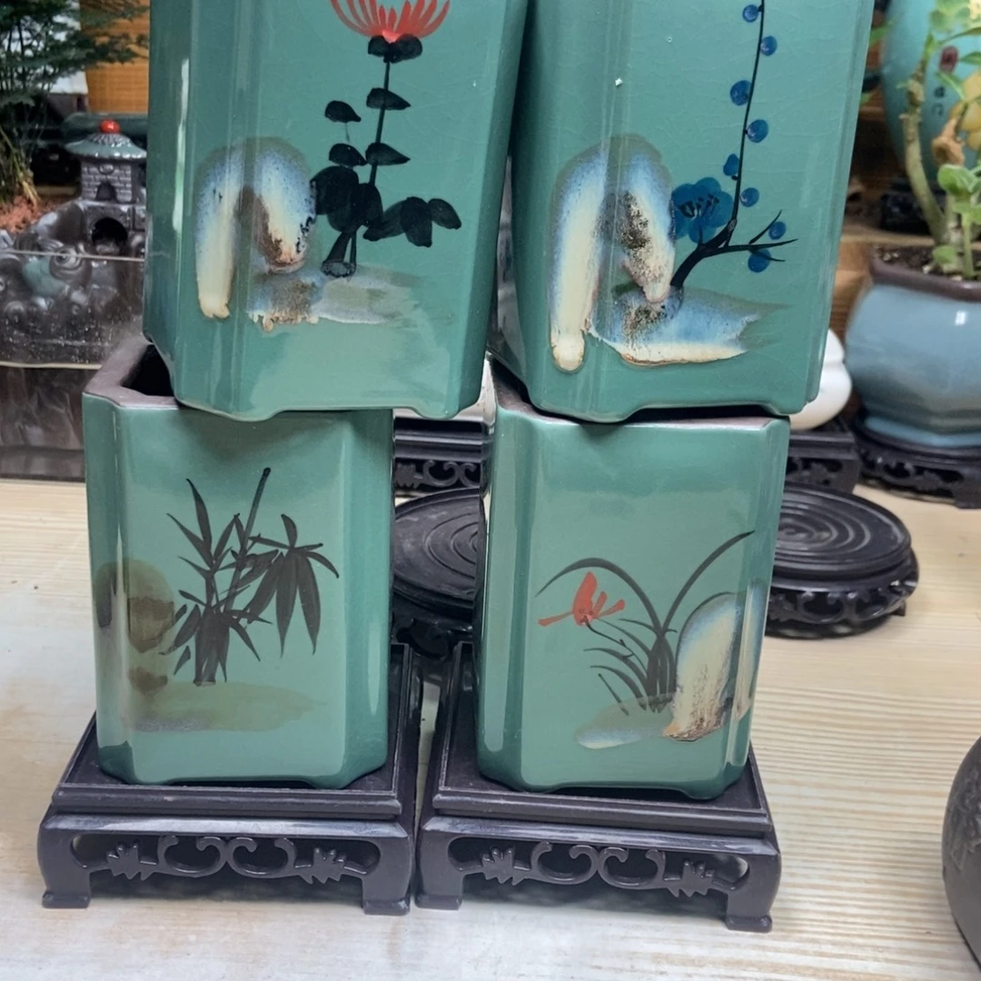 瓷片陶瓷花盆陶瓷艺术