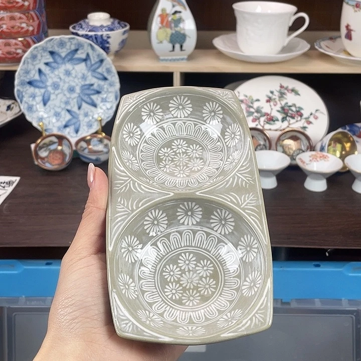 本山绿泥18包邮瓷器默认微瑕