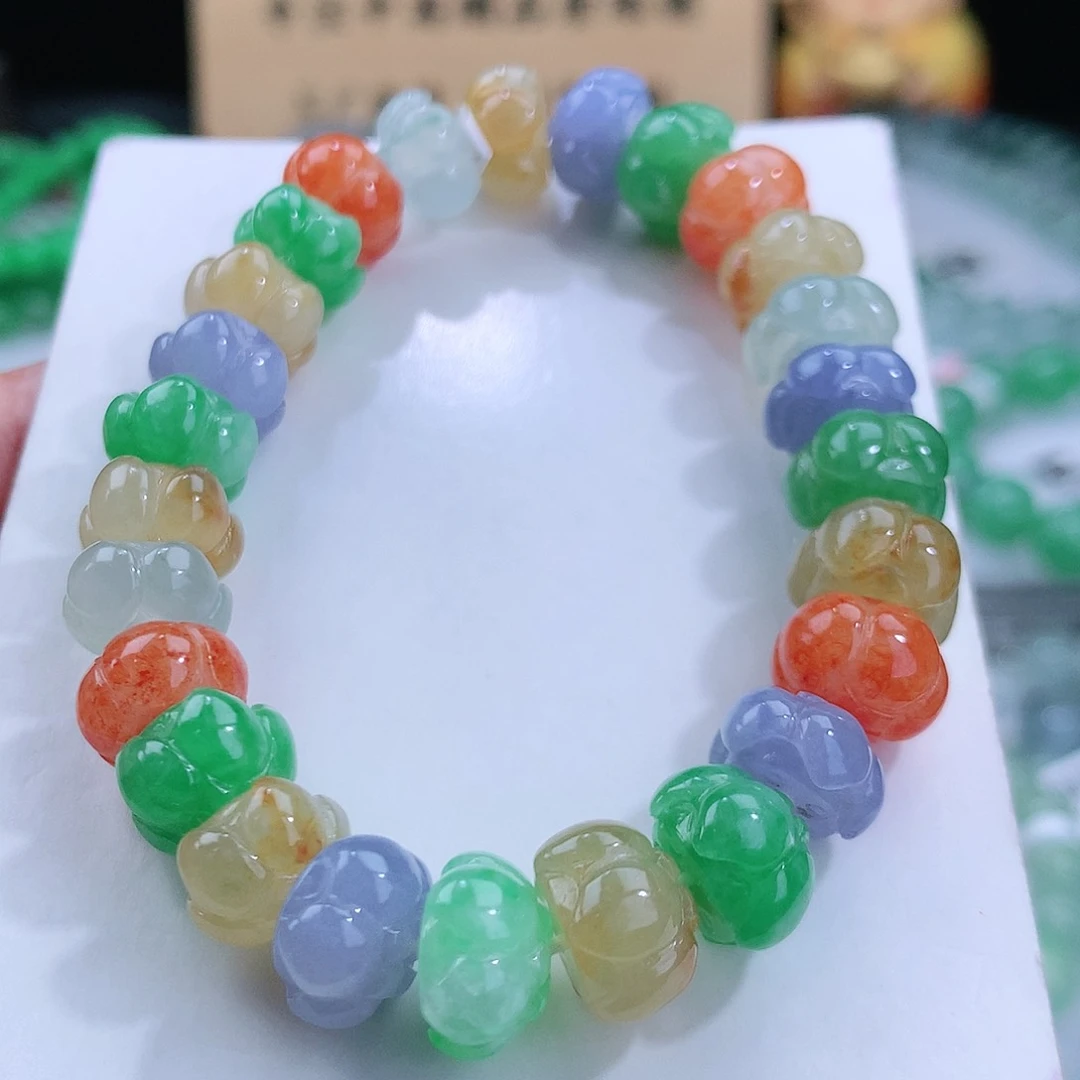 翡翠手链未镶嵌卡10mm