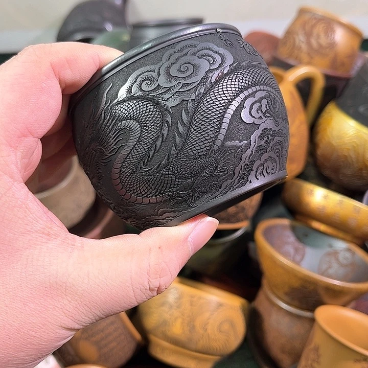 茶杯紫砂全手工紫砂主人杯