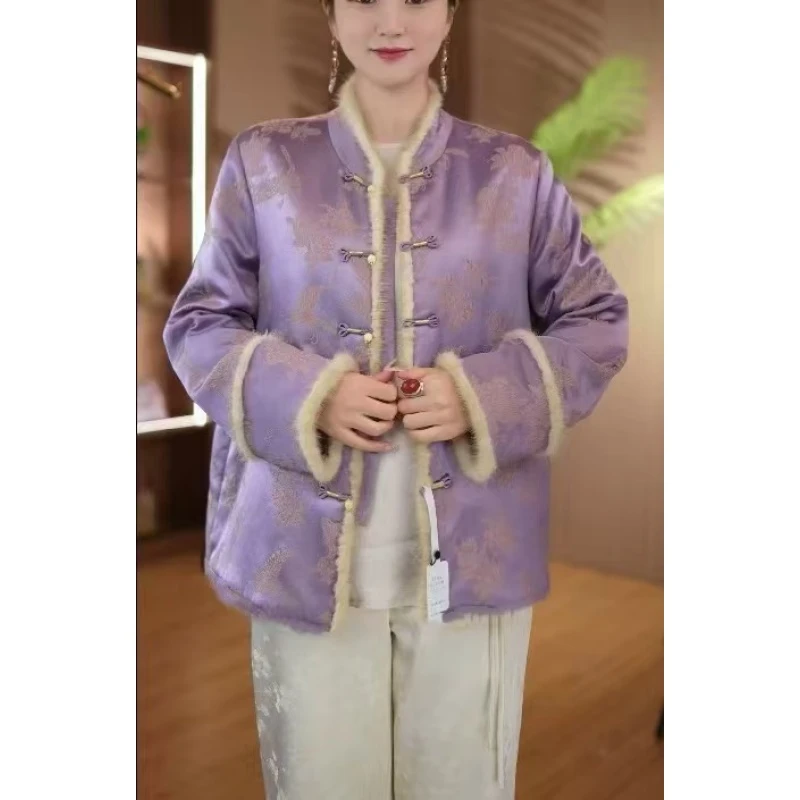 浮生｜2024新中式国风改良女气质新版加厚外套2024D0020姣姣