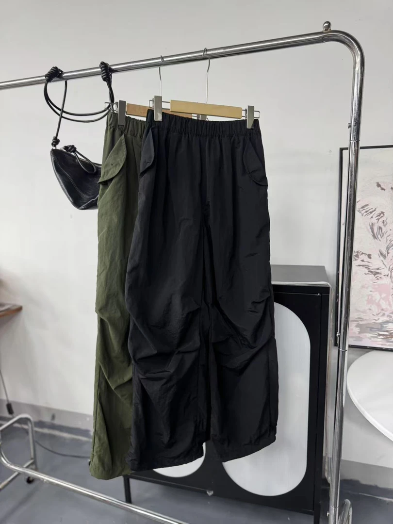 684351慵懒休闲直筒工装裤透气