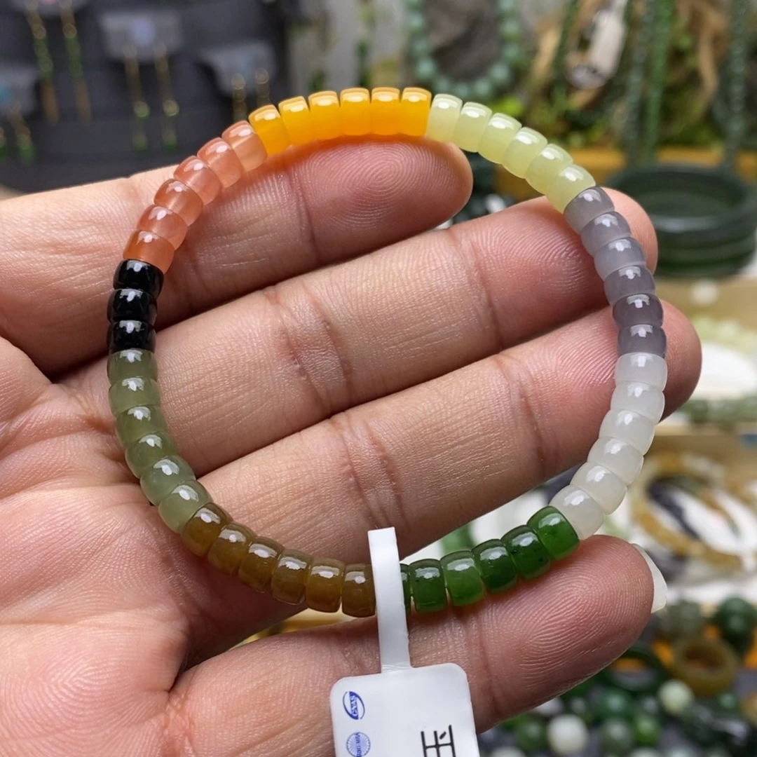 和田玉手链未镶嵌43