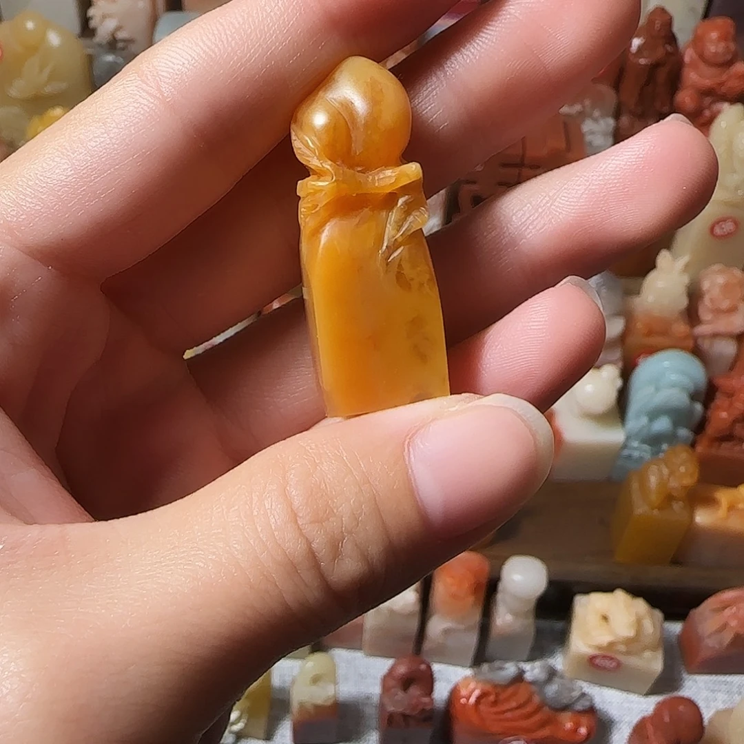 樱***米印石昌化石篆刻作品