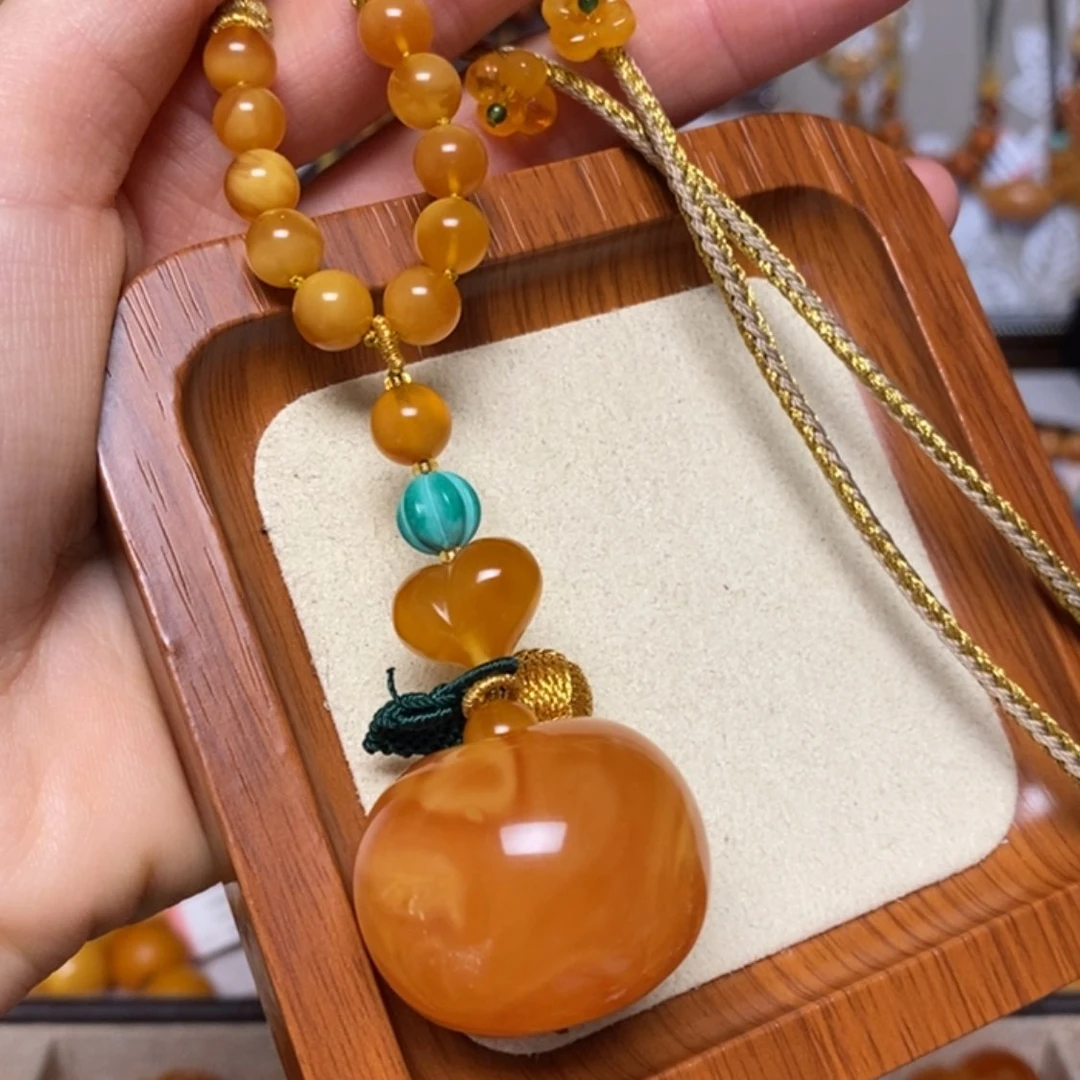 【闪购商品】蜜蜡颈饰未镶嵌项链