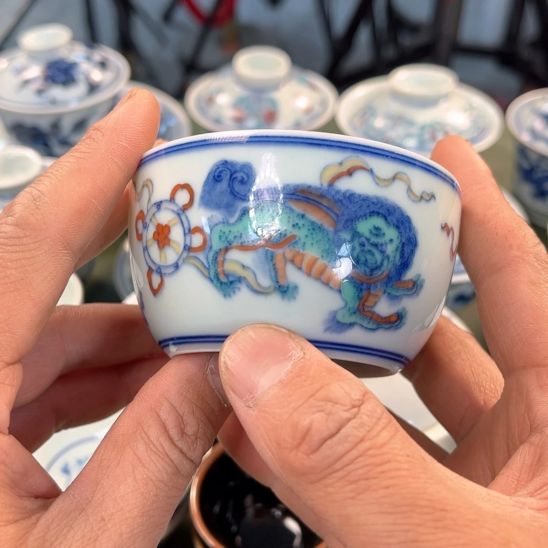 杯青花瓷器青花瓷器