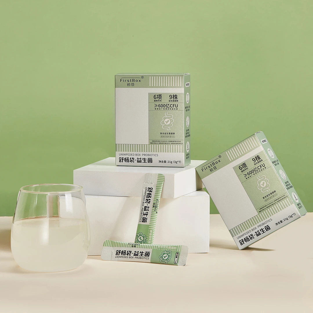 FIRSTBOX/初袋舒畅袋益生菌600亿活菌平衡肠道菌群双益生元