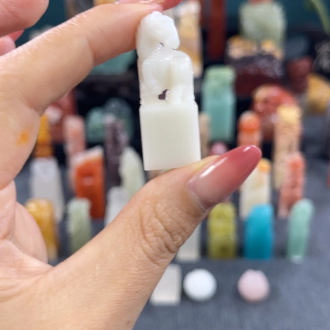 印石昌化石7538包邮包刻