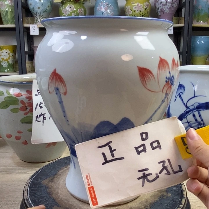 景德镇高温陶瓷花盆