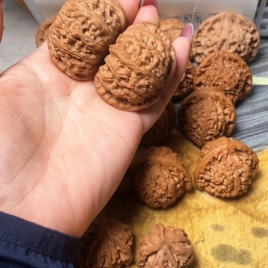 吊坠文玩核桃白狮子47